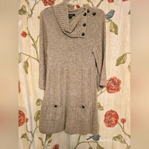 Style & Co. sweater dress, women's size XL super comfy! Light brown